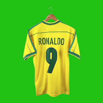 RONALDO - Retro Brazil World Cup 1998 Home